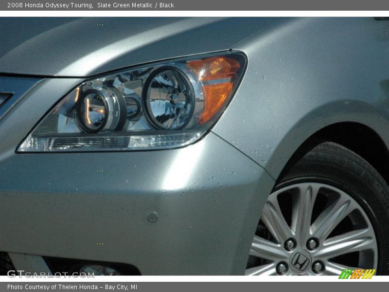 Slate Green Metallic / Black 2008 Honda Odyssey Touring