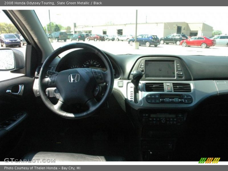 Slate Green Metallic / Black 2008 Honda Odyssey Touring