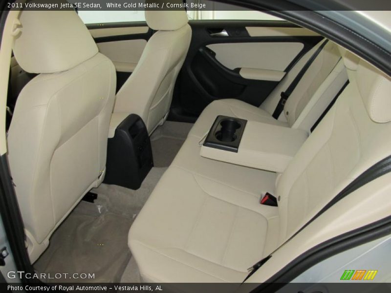 White Gold Metallic / Cornsilk Beige 2011 Volkswagen Jetta SE Sedan