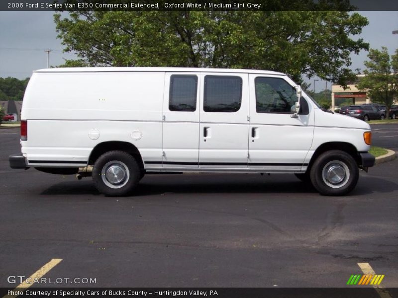 Oxford White / Medium Flint Grey 2006 Ford E Series Van E350 Commercial Extended