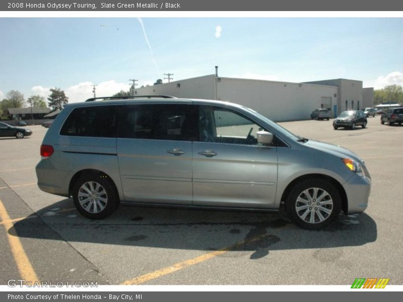 Slate Green Metallic / Black 2008 Honda Odyssey Touring