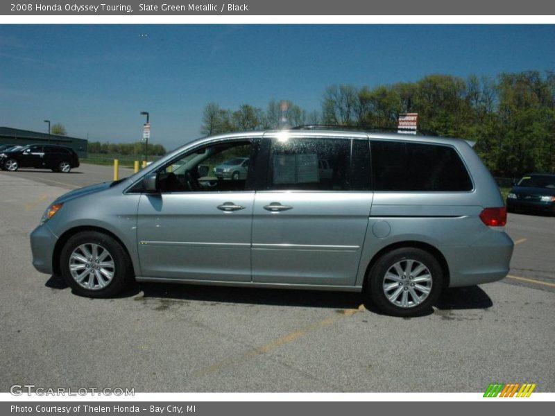 Slate Green Metallic / Black 2008 Honda Odyssey Touring