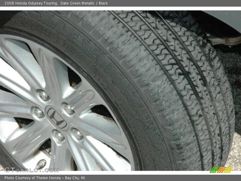 Slate Green Metallic / Black 2008 Honda Odyssey Touring