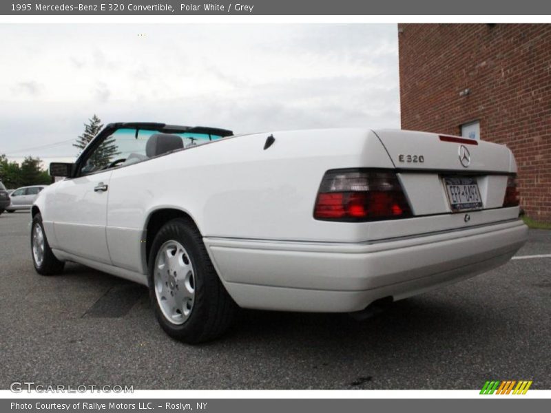 Polar White / Grey 1995 Mercedes-Benz E 320 Convertible