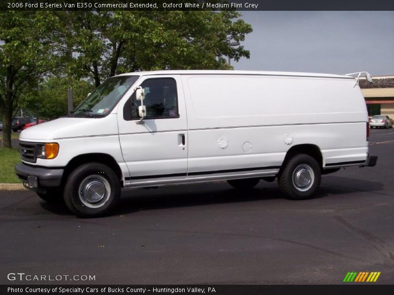 Oxford White / Medium Flint Grey 2006 Ford E Series Van E350 Commercial Extended