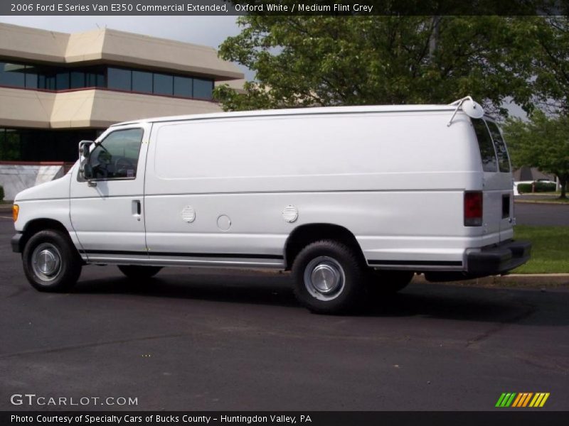 Oxford White / Medium Flint Grey 2006 Ford E Series Van E350 Commercial Extended