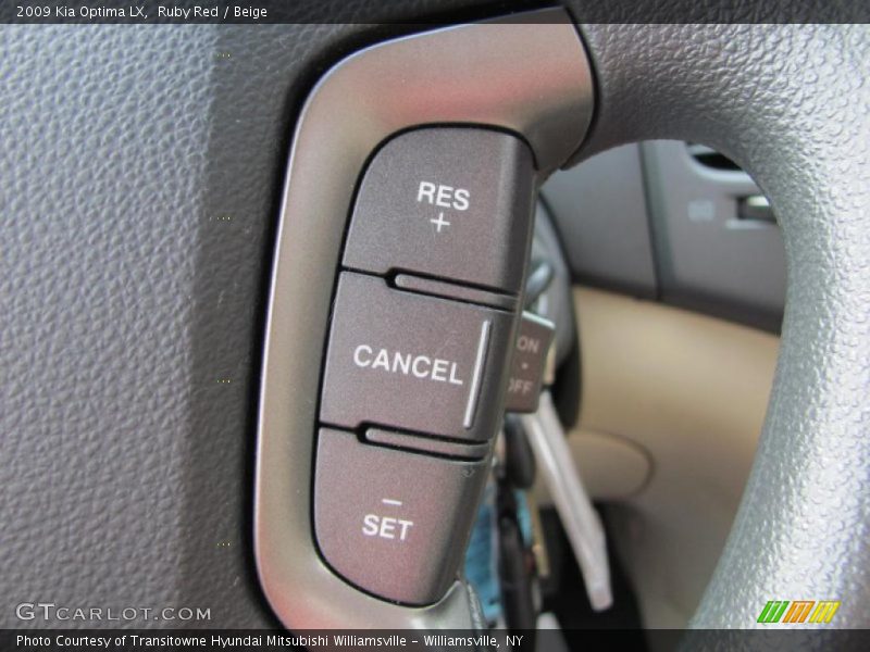 Ruby Red / Beige 2009 Kia Optima LX