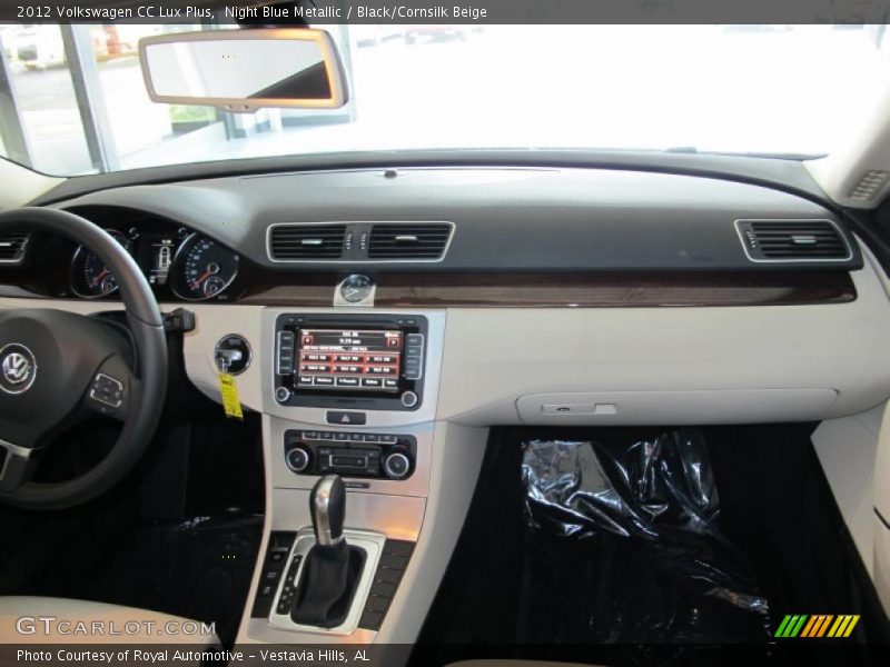 Night Blue Metallic / Black/Cornsilk Beige 2012 Volkswagen CC Lux Plus