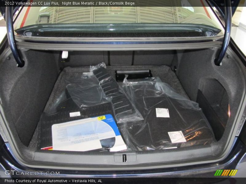Night Blue Metallic / Black/Cornsilk Beige 2012 Volkswagen CC Lux Plus
