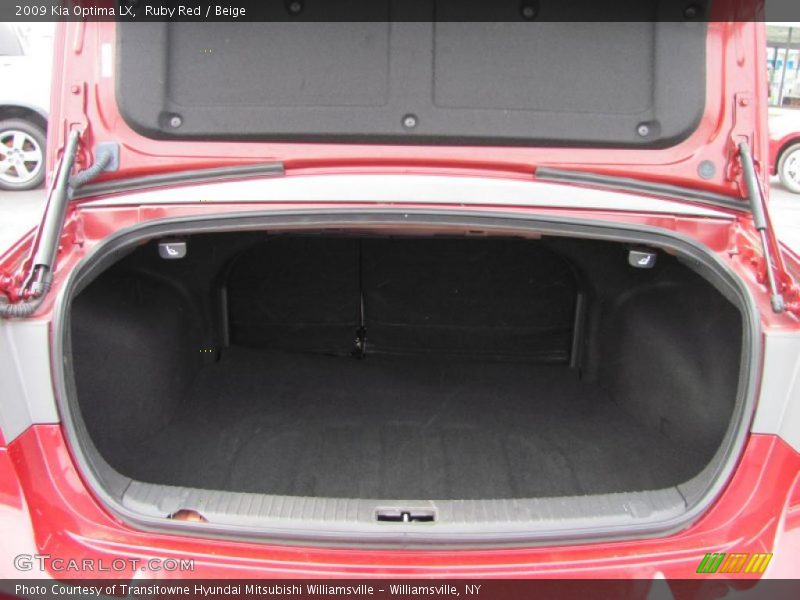 Ruby Red / Beige 2009 Kia Optima LX