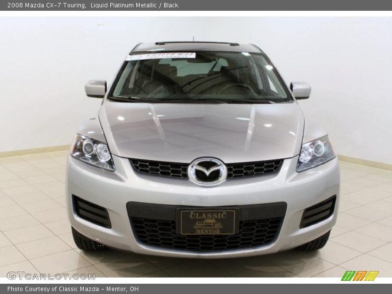 Liquid Platinum Metallic / Black 2008 Mazda CX-7 Touring