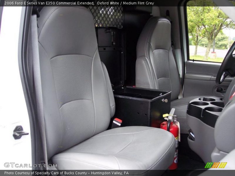 Oxford White / Medium Flint Grey 2006 Ford E Series Van E350 Commercial Extended
