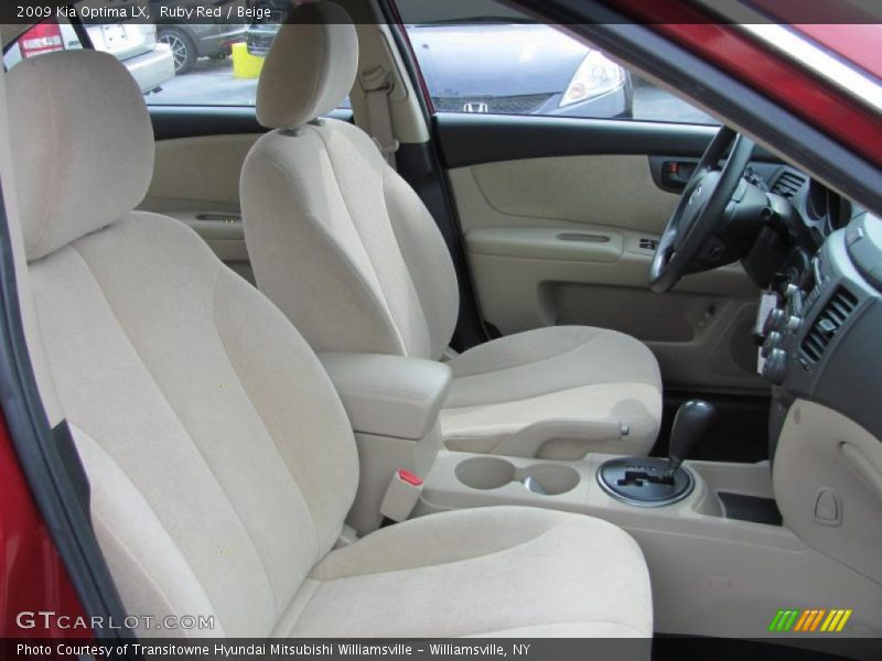 Ruby Red / Beige 2009 Kia Optima LX