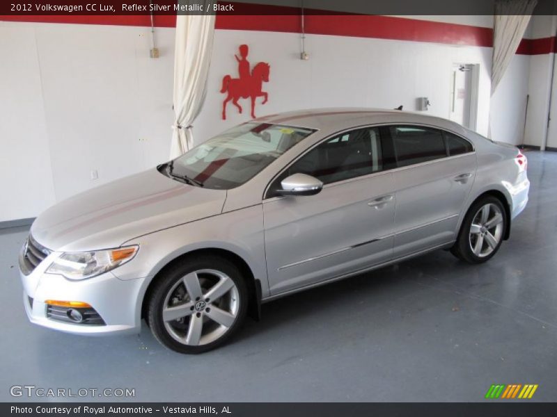 Reflex Silver Metallic / Black 2012 Volkswagen CC Lux