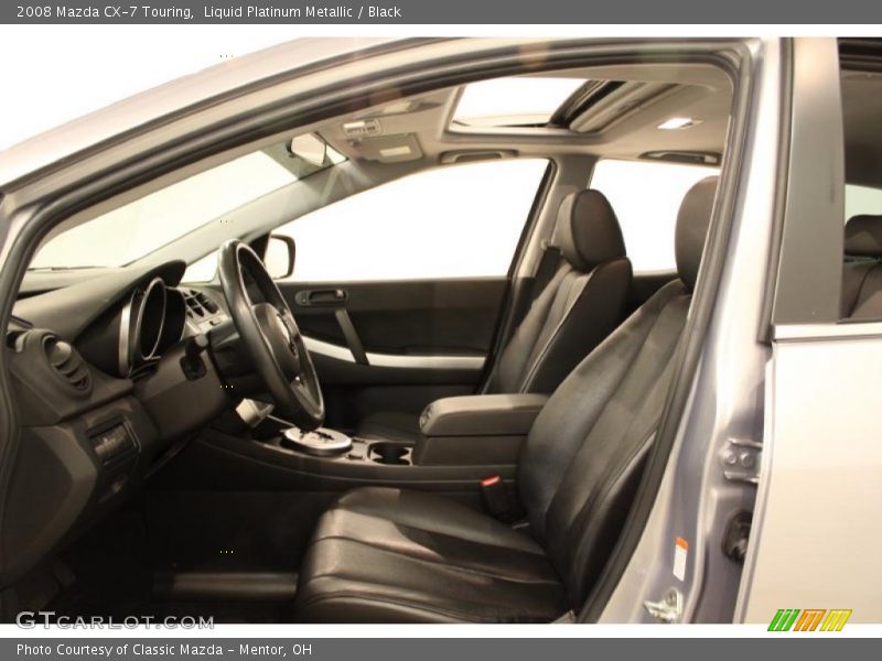 Liquid Platinum Metallic / Black 2008 Mazda CX-7 Touring