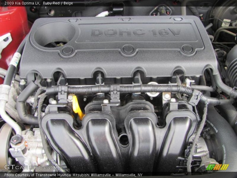 Ruby Red / Beige 2009 Kia Optima LX