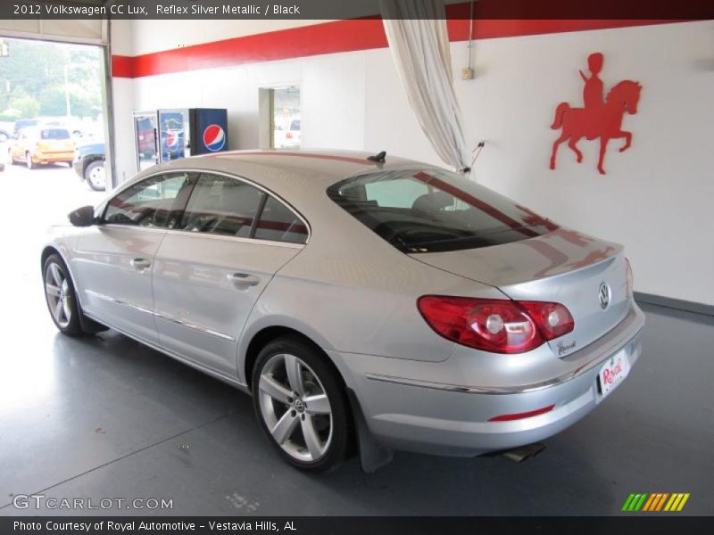 Reflex Silver Metallic / Black 2012 Volkswagen CC Lux