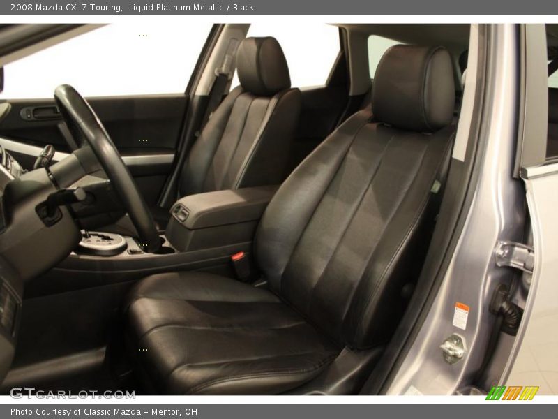 Liquid Platinum Metallic / Black 2008 Mazda CX-7 Touring