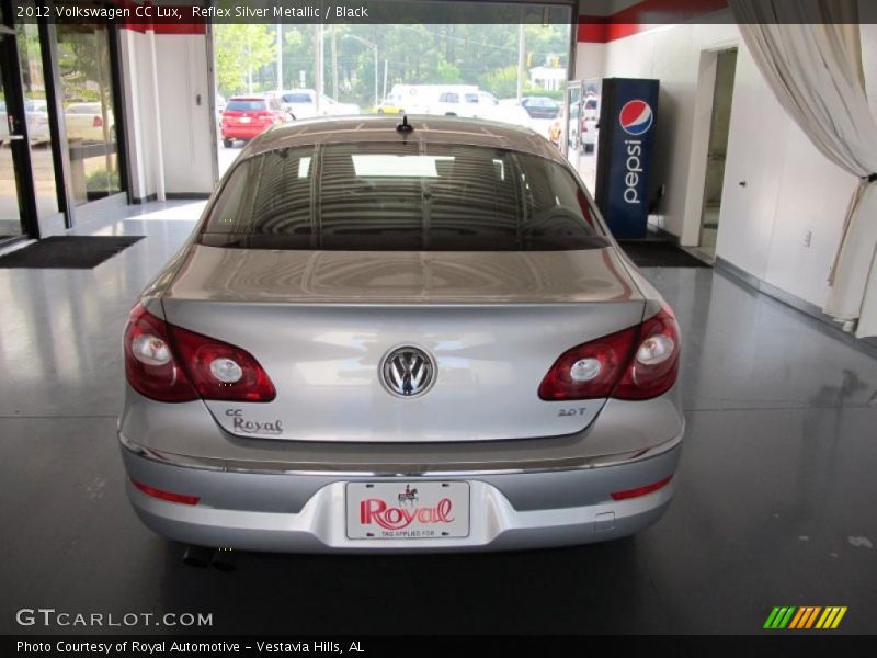 Reflex Silver Metallic / Black 2012 Volkswagen CC Lux