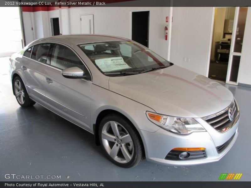 Reflex Silver Metallic / Black 2012 Volkswagen CC Lux