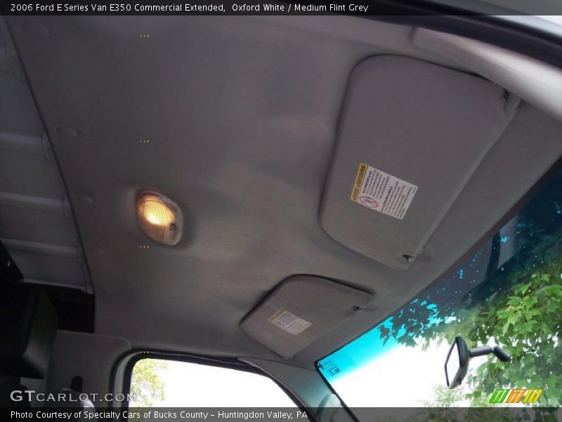 Oxford White / Medium Flint Grey 2006 Ford E Series Van E350 Commercial Extended