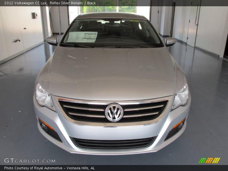 Reflex Silver Metallic / Black 2012 Volkswagen CC Lux
