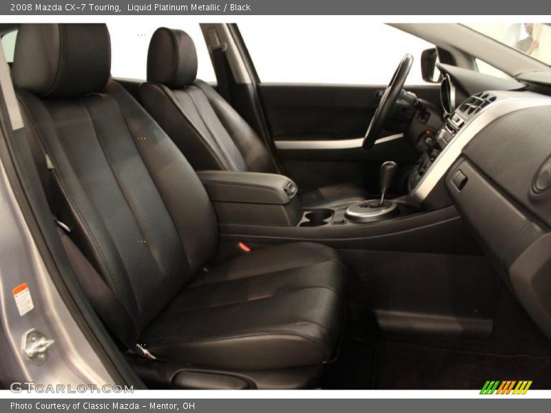 Liquid Platinum Metallic / Black 2008 Mazda CX-7 Touring