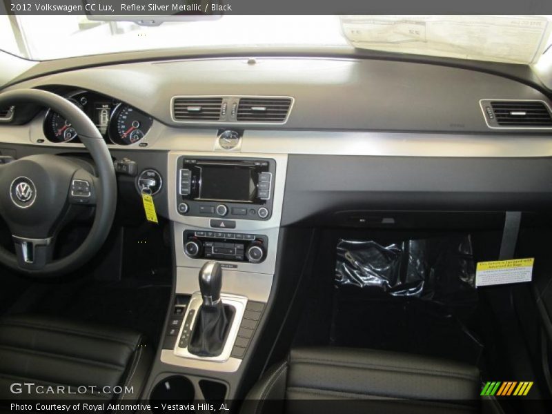 Reflex Silver Metallic / Black 2012 Volkswagen CC Lux