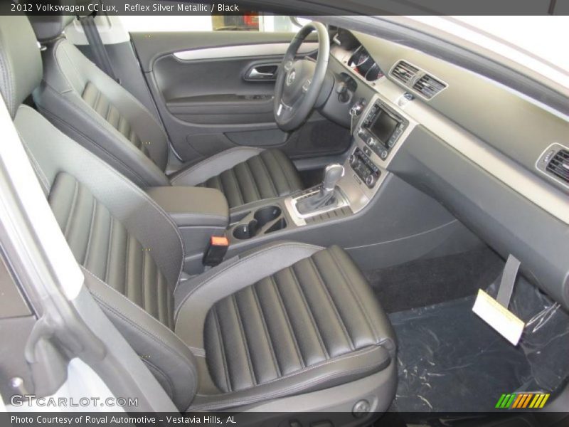Reflex Silver Metallic / Black 2012 Volkswagen CC Lux
