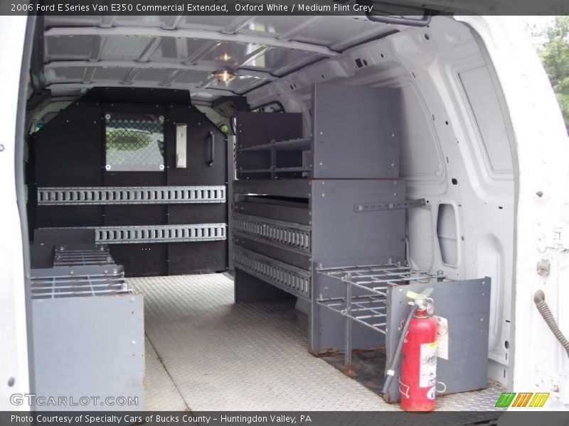 Oxford White / Medium Flint Grey 2006 Ford E Series Van E350 Commercial Extended