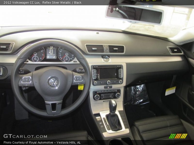 Reflex Silver Metallic / Black 2012 Volkswagen CC Lux