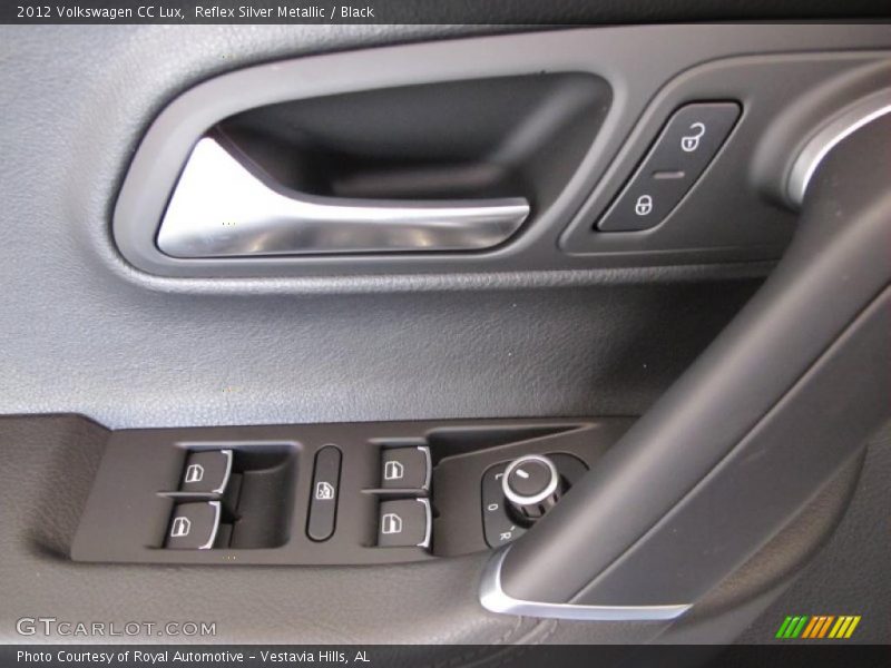Reflex Silver Metallic / Black 2012 Volkswagen CC Lux