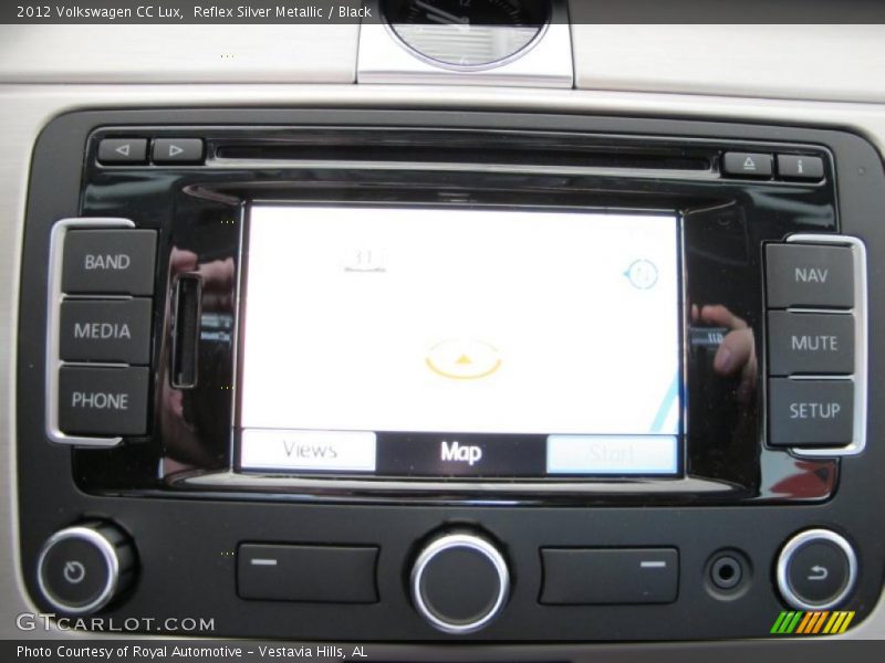 Reflex Silver Metallic / Black 2012 Volkswagen CC Lux