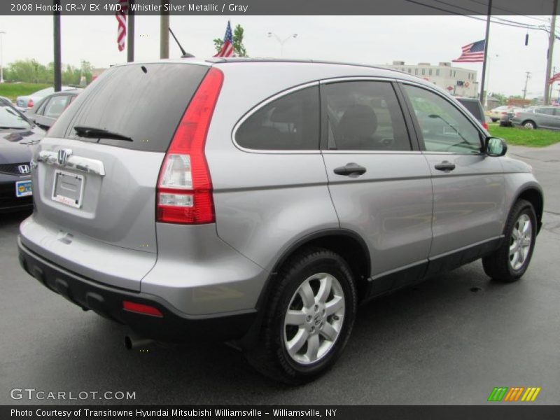 Whistler Silver Metallic / Gray 2008 Honda CR-V EX 4WD