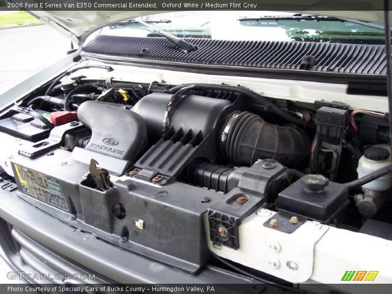 Oxford White / Medium Flint Grey 2006 Ford E Series Van E350 Commercial Extended