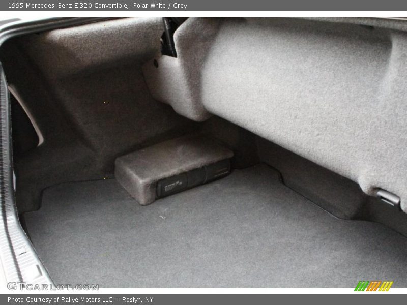 Polar White / Grey 1995 Mercedes-Benz E 320 Convertible
