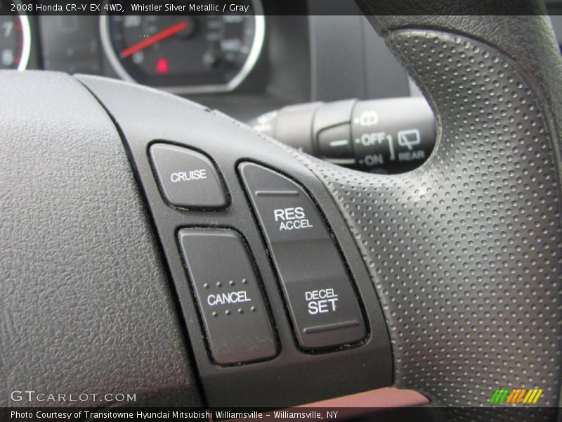 Whistler Silver Metallic / Gray 2008 Honda CR-V EX 4WD