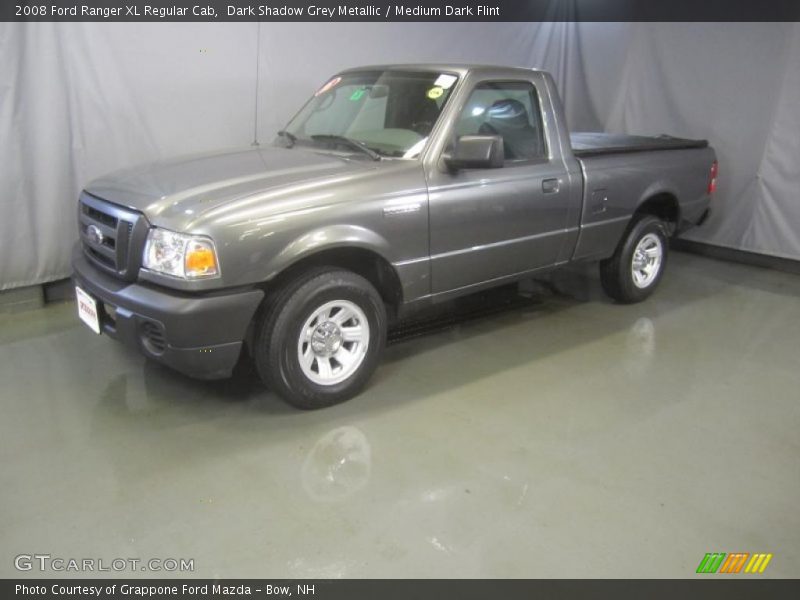 Dark Shadow Grey Metallic / Medium Dark Flint 2008 Ford Ranger XL Regular Cab