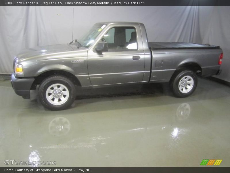 Dark Shadow Grey Metallic / Medium Dark Flint 2008 Ford Ranger XL Regular Cab