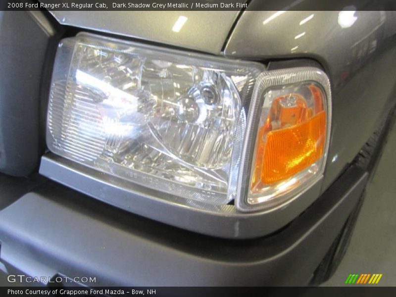 Dark Shadow Grey Metallic / Medium Dark Flint 2008 Ford Ranger XL Regular Cab