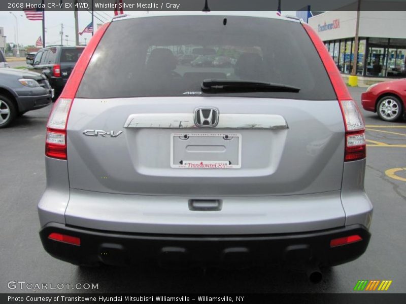 Whistler Silver Metallic / Gray 2008 Honda CR-V EX 4WD