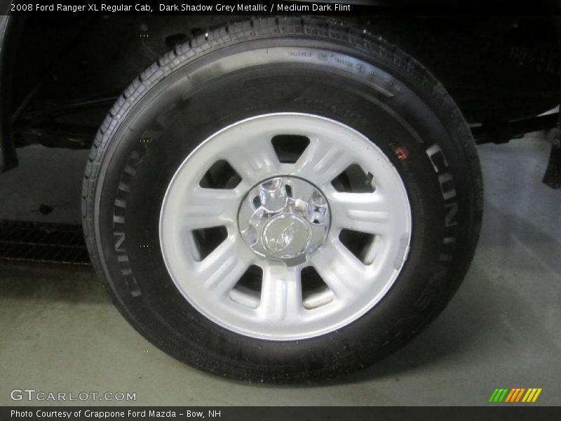 Dark Shadow Grey Metallic / Medium Dark Flint 2008 Ford Ranger XL Regular Cab