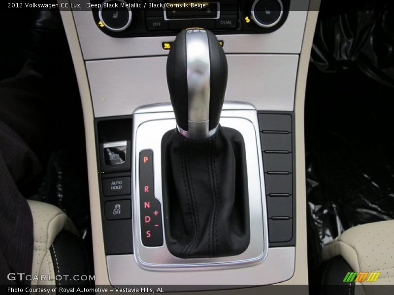 Deep Black Metallic / Black/Cornsilk Beige 2012 Volkswagen CC Lux