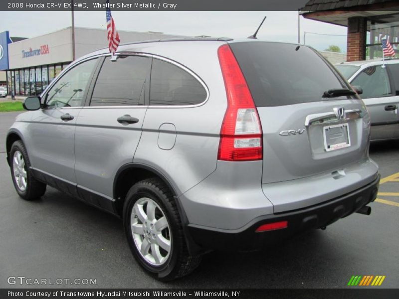 Whistler Silver Metallic / Gray 2008 Honda CR-V EX 4WD