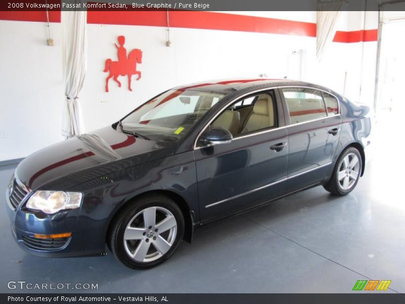 Blue Graphite / Pure Beige 2008 Volkswagen Passat Komfort Sedan