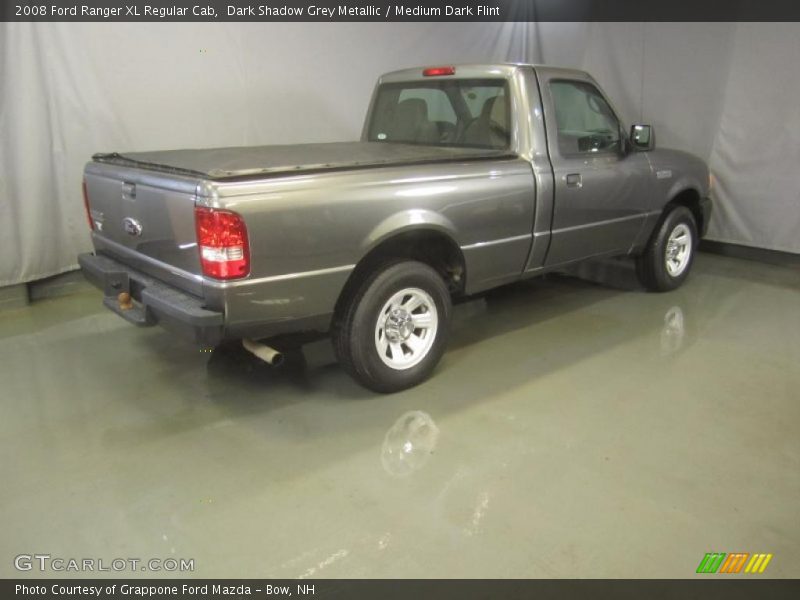 Dark Shadow Grey Metallic / Medium Dark Flint 2008 Ford Ranger XL Regular Cab