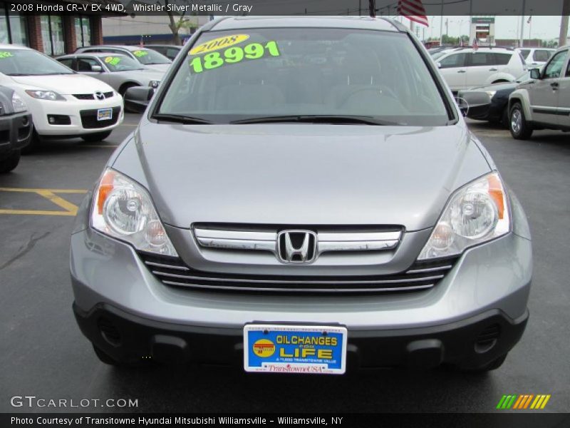 Whistler Silver Metallic / Gray 2008 Honda CR-V EX 4WD