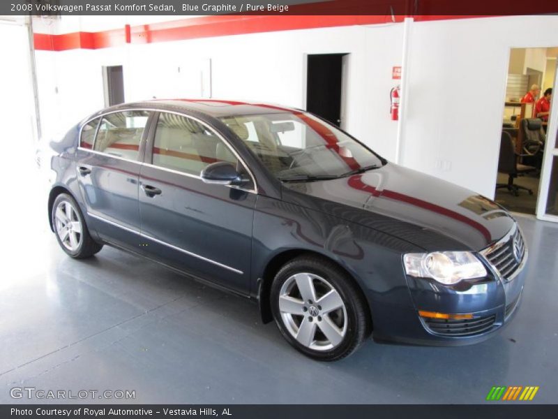 Blue Graphite / Pure Beige 2008 Volkswagen Passat Komfort Sedan