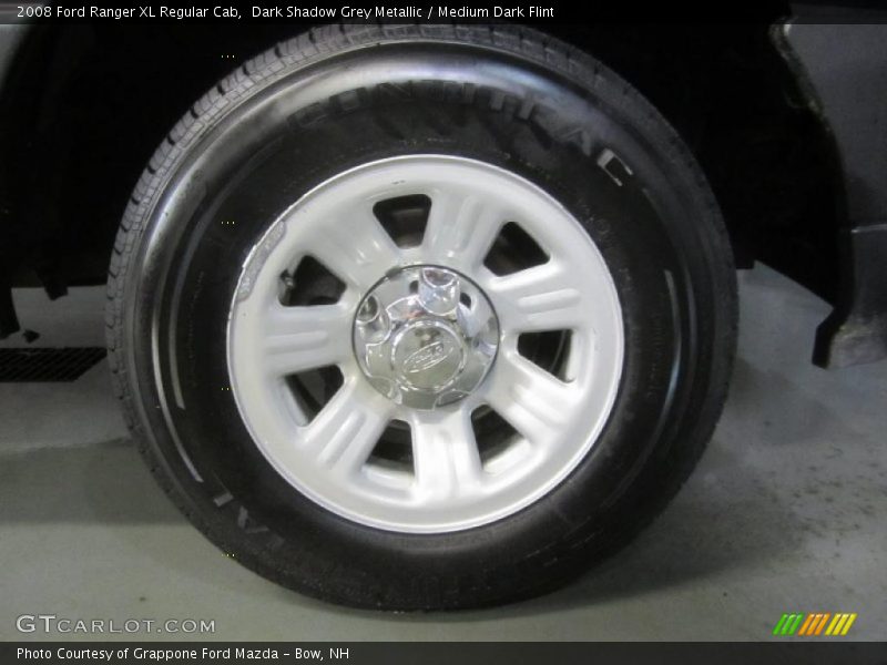 Dark Shadow Grey Metallic / Medium Dark Flint 2008 Ford Ranger XL Regular Cab