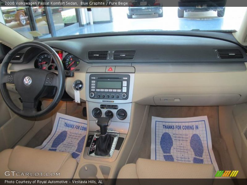 Blue Graphite / Pure Beige 2008 Volkswagen Passat Komfort Sedan